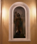 l'antica statua di San Cristoforo