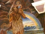 particolare affresco: San Cristoforo